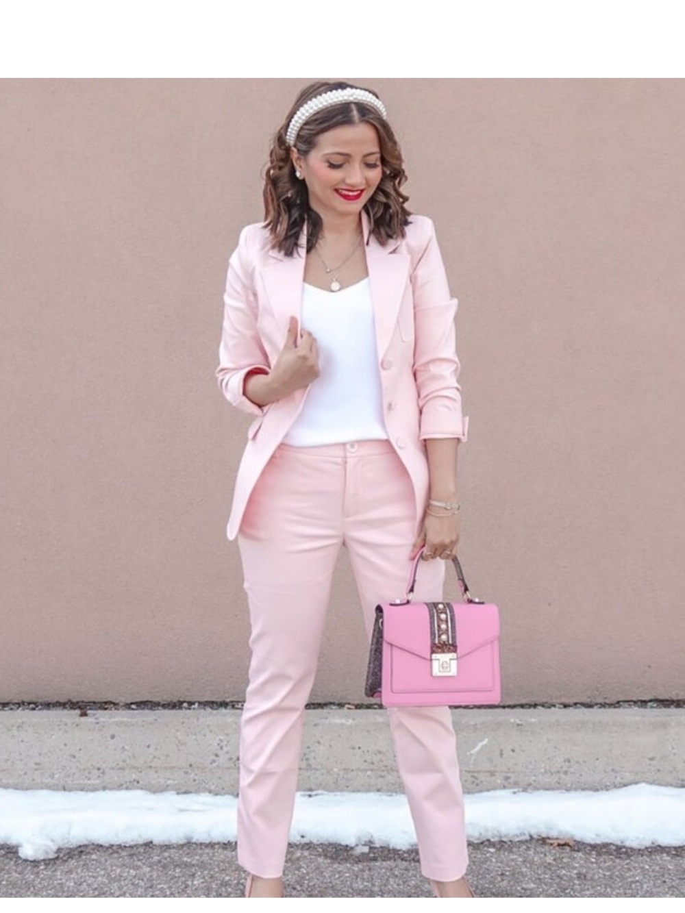 CAbi Grace Blazer Pink Size 4 - Picture 10 of 10